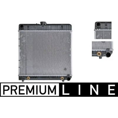 Billede af MAHLE ORIGINAL CR 232 000P Radiator 415 494 32 Loddet køleripper MERCEDES BENZ: W123 Sedan, S klasse Sedan