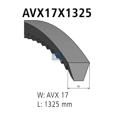 Billede af DT Spare Parts 2.15369 Kilerem 17 1325