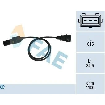 Billede af FAE 79005 Impulsensor med kabel FIAT: Punto II Hatchback, Doblo I Stationcar