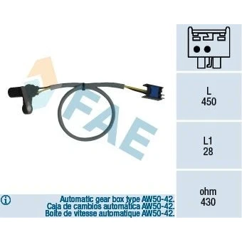 Billede af Impulsgiver, krumtapaksel FAE 79126