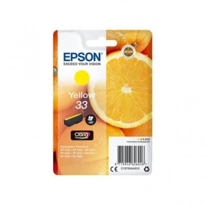 Billede af Epson 33 Yellow Standard Original Blækpatron