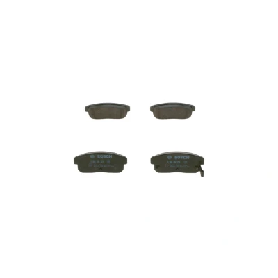 Billede af BOSCH 0 986 494 223 Bremseklodser Low Metallic med akustisk advarsel for slid anti knirke plade, monteringsvejledning SUZUKI: IGNIS 2