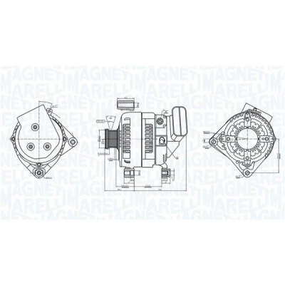 Billede af MAGNETI MARELLI 063377578010 Generator 12V 170A BMW: 3 Sedan
