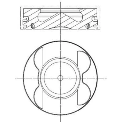 Billede af Stempel MAHLE ORIGINAL 001 PI 00107 000