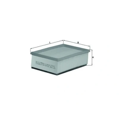 Billede af MAHLE ORIGINAL LX 1033 Luftfilter 79,0 170 243,0 Filterindsats PEUGEOT: 307 Hatchback, SW, Stationcar, CITROËN: C4 I Coupe