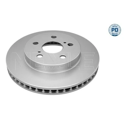 Billede af MEYLE 30 15 521 0133/PD Bremseskiver foraksel 255 25 5 100 ventileret Zink lamel belagt TOYOTA: Prius PHV Hatchback