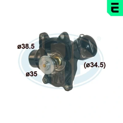 Billede af ERA 350440A Termostat 88 med pakning plastik hus BMW: 5 Sedan, 3 7, OPEL: Omega B Caravan