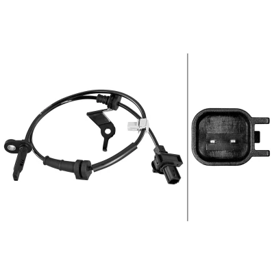 Billede af HELLA 6PU 358 218 651 ABS Sensor med klemme Hall princip 2 585