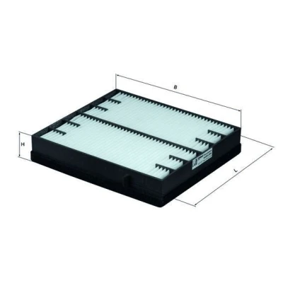 Billede af Filter, indvendig luft MAHLE ORIGINAL LA 98