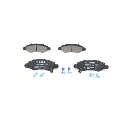 Billede af BOSCH 0 986 494 458 Bremseklodser Low Metallic med akustisk advarsel for slid monteringsvejledning, anti knirke plade, skruer
