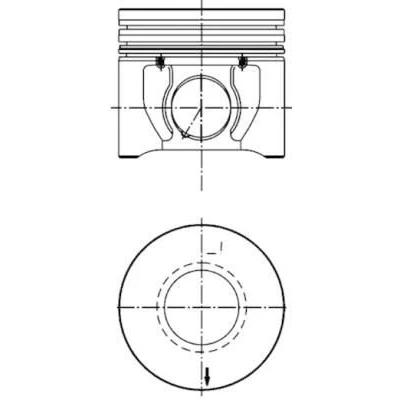 Billede af KOLBENSCHMIDT 40171600 Motor Stempel 89,9