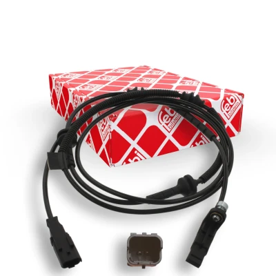 Billede af FEBI BILSTEIN 36947 ABS Sensor Bagaksel venstre, højre med skrue 1800 sort PEUGEOT: 407 Sedan, SW, Coupe, CITROËN: C6 Sedan