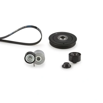 Billede af GATES K296PK1708 Kileribberem med krumtapakselremskive ThermalPro FORD: FIESTA 5, Fusion Stationcar, PEUGEOT: 206 Hatchback, MAZDA: 2 Hatchback