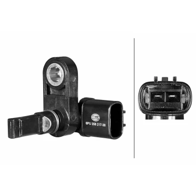 Billede af HELLA 6PU 358 217 381 ABS Sensor med tætningsring Hall princip 2 TOYOTA: Land Cruiser Prado 120, 200