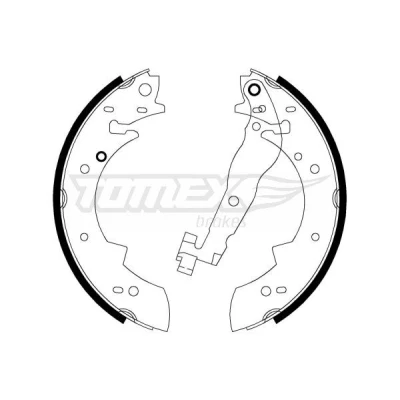 Billede af TOMEX brakes TX 20 62 Bremsebakker bagaksel 228 42 PEUGEOT: 304 Cabriolet