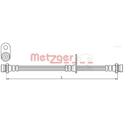 Billede af METZGER 4110638 Bremseslange 379 MITSUBISHI: Grandis