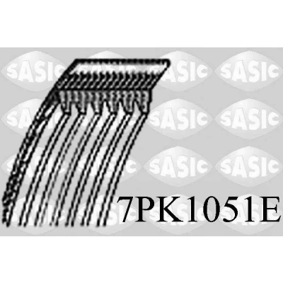 Billede af SASIC 7PK1051E Kileribberem 1051 7 elastisk RENAULT: Megane 4, DACIA: Lodgy, Duster SUV