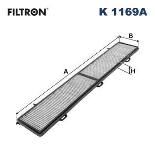 Billede af FILTRON K 1169A Kabinefilter Aktivkulfilter 829 134 29 BMW: 3 Touring, Sedan, 1 Hatchback