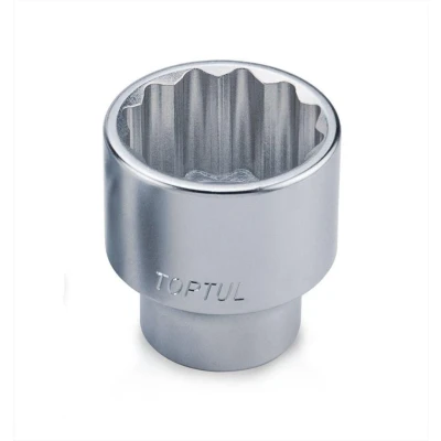 Billede af TOPTUL BAEB1212 Skraldenøgleindsats (Hexagon) 3/8tommer 12 Krom vanadium stål Tolvkant