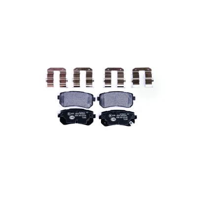 Billede af HELLA 8DB 355 020 851 Bremseklodser med akustisk advarsel for slid tilbehør KIA: Picanto II, Optima / K5 Sedan, SOUL 2, HYUNDAI: Kona SUV, ix20