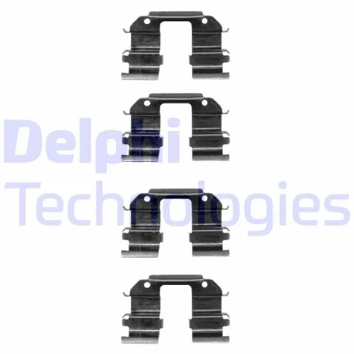 Billede af DELPHI LX0372 Tilbehørssæt, skivebremsebelægning CHEVROLET: Matiz