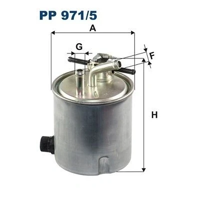 Billede af FILTRON PP 971/5 Brændstoffilter Ledningsfilter 10 NISSAN: X Trail, Patrol GR 5 SUV