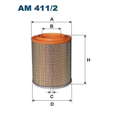 Billede af FILTRON AM 411/2 Luftfilter 225 182 Filterindsats