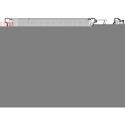 Billede af DENSO DRM10115 Radiator 672 477 27