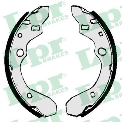 Billede af LPR 07010 Bremsebakker 200 35 MAZDA: FAMILIA 5, MX 3, 4