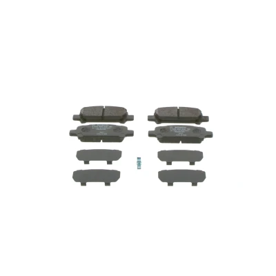 Billede af BOSCH 0 986 494 445 Bremseklodser Low Metallic med akustisk advarsel for slid anti knirke plade SUBARU: Forester II