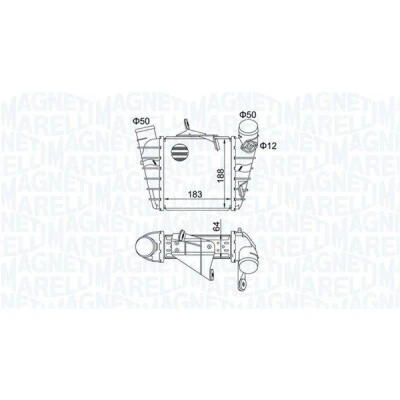 Billede af MAGNETI MARELLI 351319204750 Intercooler SEAT: Ibiza 3, SKODA: Fabia 2