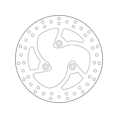Billede af BREMBO Bremseskive Fixed , Serie Oro foran 226mm 4mm 3 hullet 68B40758 Bremseskiver, Skivebremser