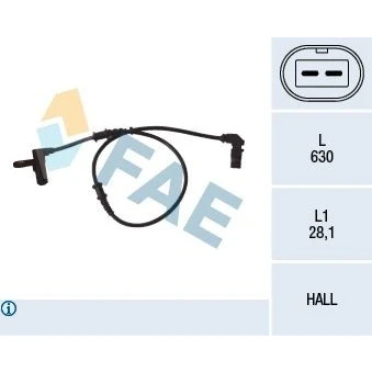 Billede af ABS Sensor FAE 78052