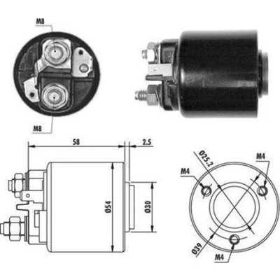 Billede af MAGNETI MARELLI 940113050060 Magnetafbryder, starter CITROËN: Berlingo / First I, C4 I Grand Picasso, C3 Hatchback