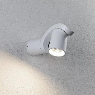 Billede af Paulmann LED udendørs væglampe Cuff, sensor, hvid