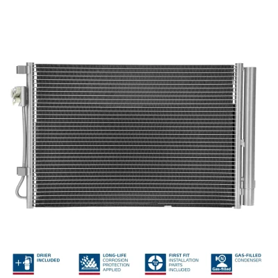 Billede af NISSENS 940243 Kondensator med tørrer Aluminium 553 R 134a KIA: RIO 3