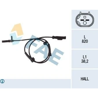 Billede af ABS Sensor FAE 78050