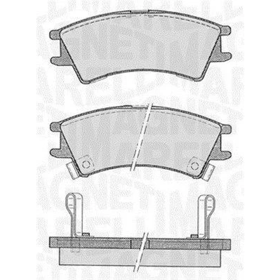 Billede af MAGNETI MARELLI 363916060800 Bremseklodser med akustisk advarsel for slid HYUNDAI: Atos