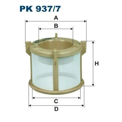 Billede af FILTRON PK 937/7 Brændstoffilter Filterindsats MAN: TGA