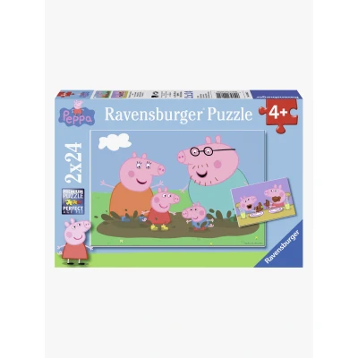 Billede af Ravensburger Puslespil Gurli Gris Familieliv 2x25