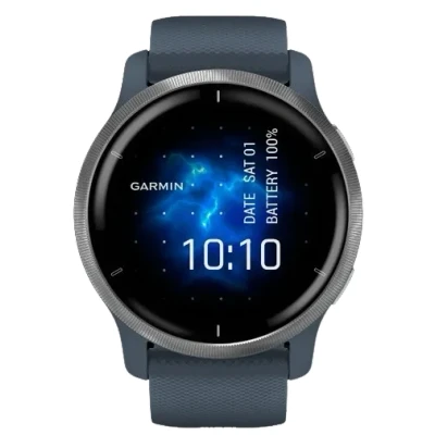 Billede af Garmin Venu 2 gran.blue/silver Fitness Armbånd og Smartwatches o.l.