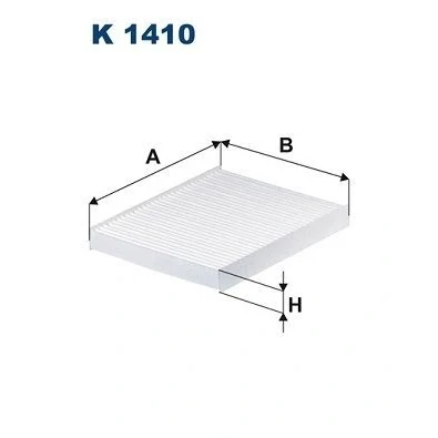 Billede af FILTRON K 1410 Kabinefilter Partikelfilter 192 164 23 SUZUKI: Celerio