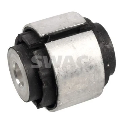 Billede af SWAG 20 93 2037 Bøsning Bagaksel venstre, nede, foran, højre Gummi opslidset til styrearm BMW: 3 Touring, Sedan, 1 Hatchback