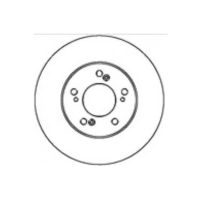 Billede af MAPCO 15625 Bremseskiver foraksel 282 28 5 114,3 ventileret