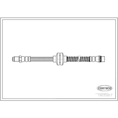 Billede af CORTECO 19035817 Bremseslange foraksel 475 RENAULT: GRAND SCENIC 2