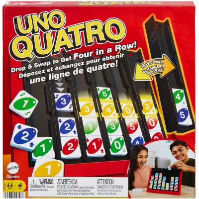 Billede af Mattel Kortspil UNO Quatro Legetøj og Gadgets