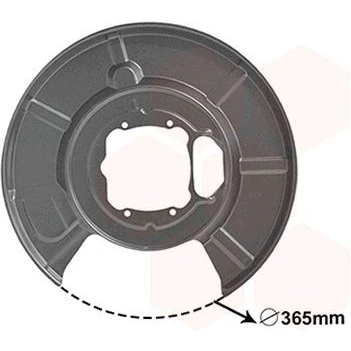 Billede af VAN WEZEL 0655373 Ankerplade Bagaksel venstre BMW: 5 Sedan