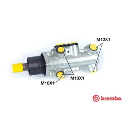 Billede af BREMBO M 68 009 Bremsehovedcylinder Aluminium 10 x 1 (3), 12 (2) RENAULT: MASTER 2 Bus