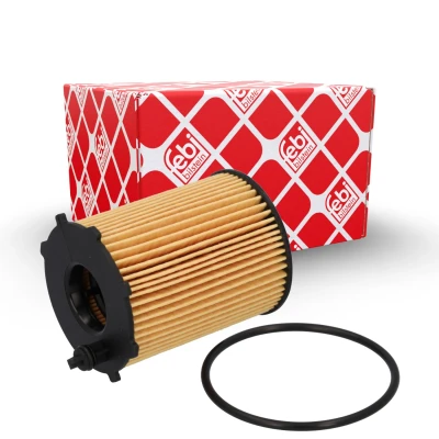 Billede af FEBI BILSTEIN 170079 Oliefilter med tætningsring Filterindsats FIAT: Punto III Hatchback, 500 Panda ALFA ROMEO: MiTo