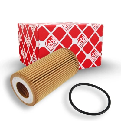 Billede af FEBI BILSTEIN 171180 Oliefilter med tætningsring Filterindsats FORD: Focus Mk4 Turnier, Transit Connect V408 Van, Hatchback